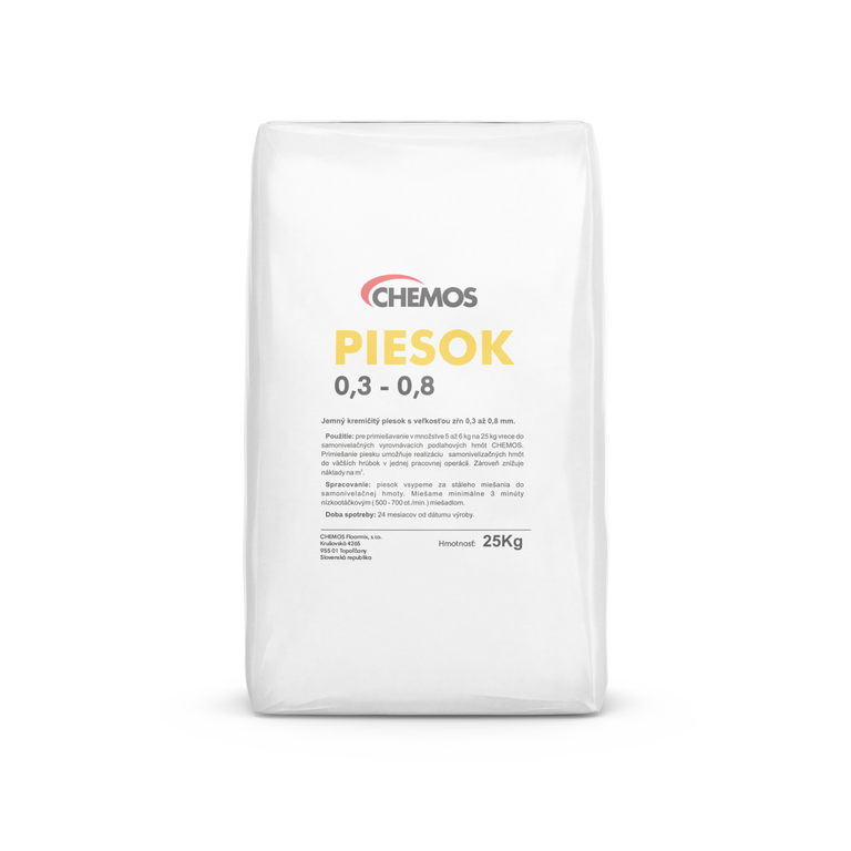 Chemos křemičitý písek 0,3 - 0,8 mm, 25 kg