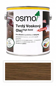 Tvrdý voskový olej Osmo barevný Černá 0,75 l