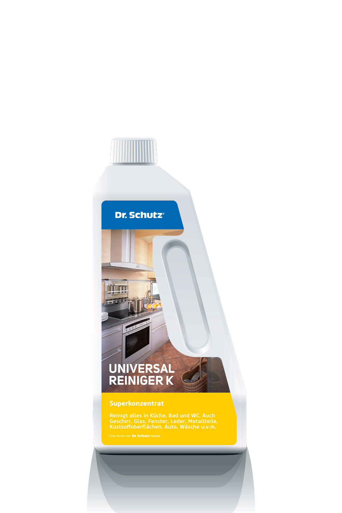 Univerzální čistič K Dr. Schutz – víceúčelový čistič pro voděodolné povrchy 750 ml
