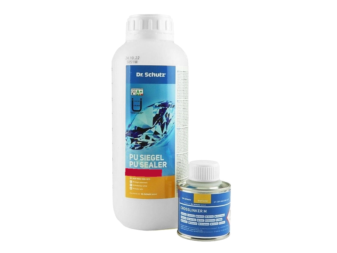 Dr. Schutz PU Siegel – 2K PU ochranná vrstva pro vinyl/LVT, linoleum, gumu a stěrky ultramat 990ml