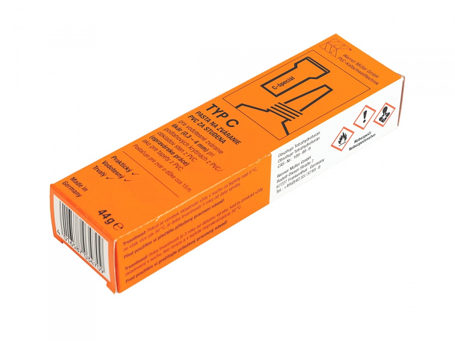 Svařování PVC za studena Tuba C 44 ml