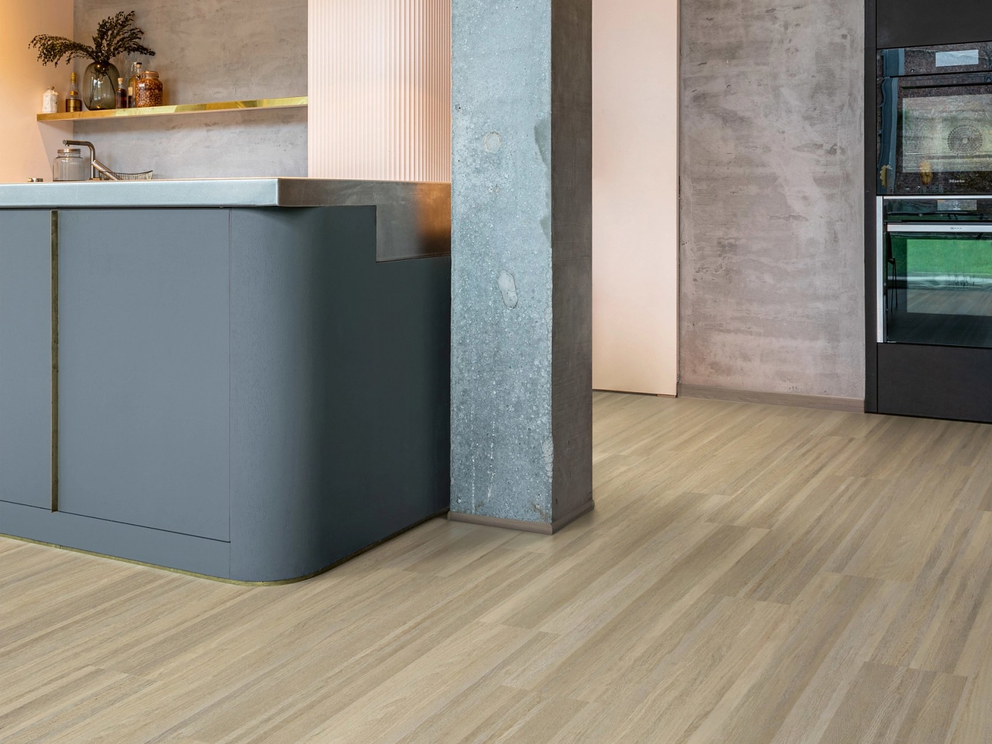 Vinylová podlaha hybridní COREtec SurPlus Planks Industry Oak 94