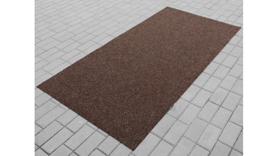 Venkovní koberec Garden Nop 302 hnědý – šíře 2 m