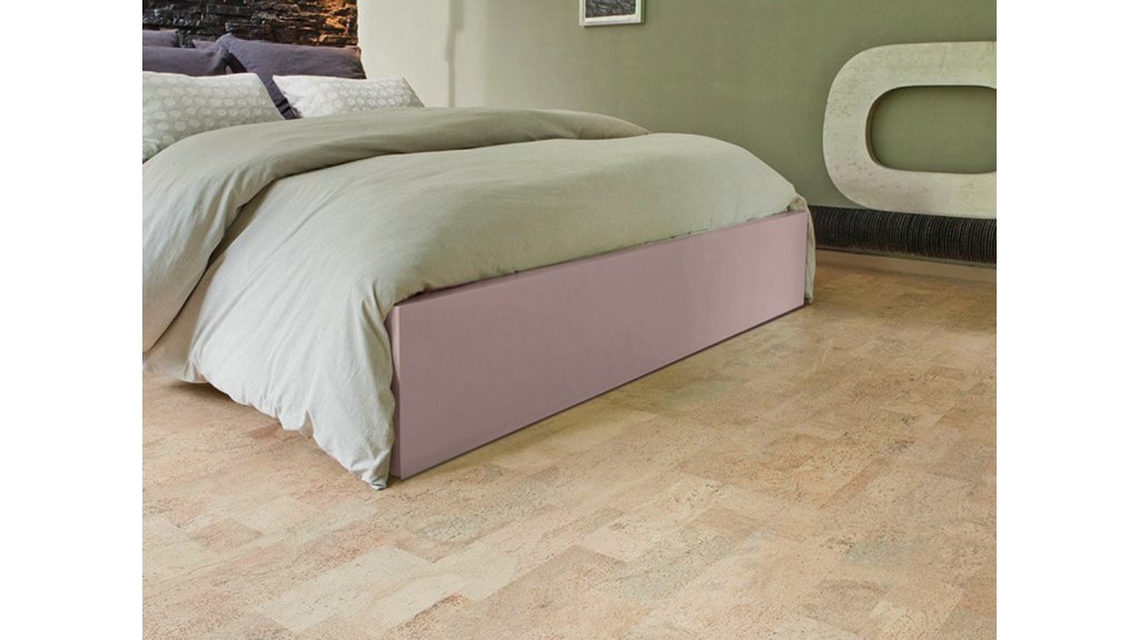 Korková podlaha lepená Premier Cork Parketa krémová 600*300