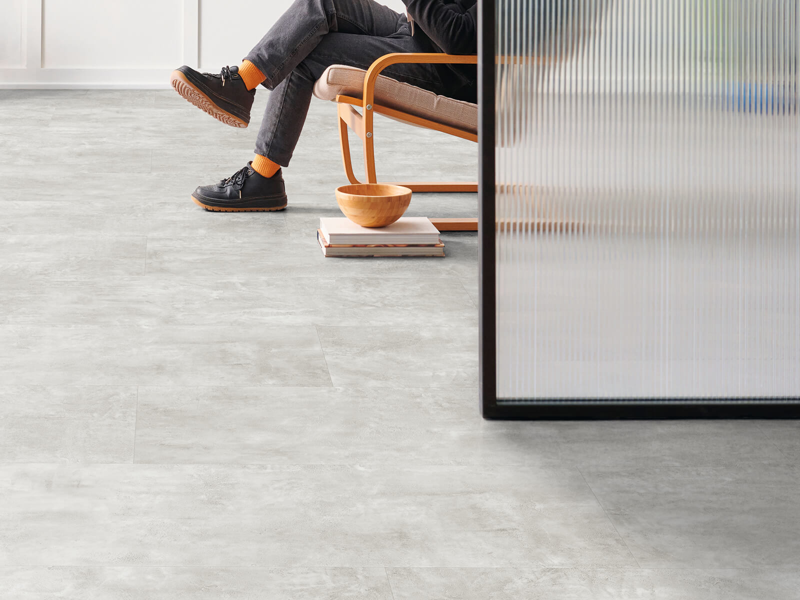 Vinylová podlaha lepená Thermofix PRO Stone Beton selenit