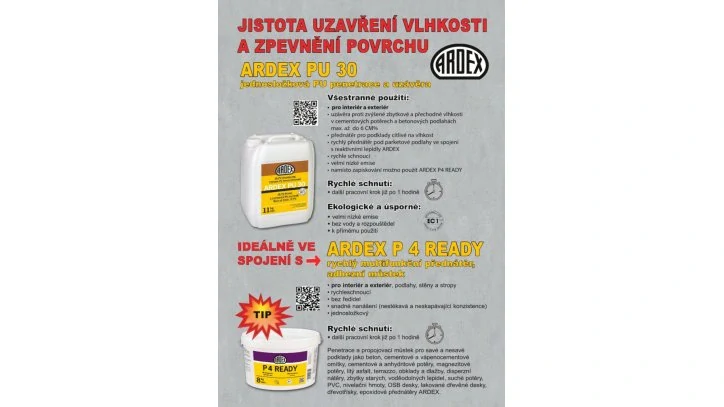 Rychlý multifunkční přednátěr ARDEX P 4 READY 8 kg