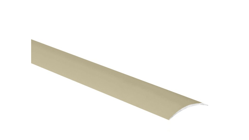 Přechodová lišta samolepící oblá Profilteam – Šampaň E02 (elox) – 40 × 930 mm