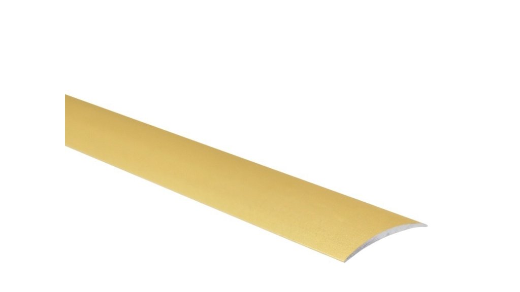 Přechodová lišta samolepící oblá Profilteam – Zlatá E00 (elox) – 40 × 930 mm