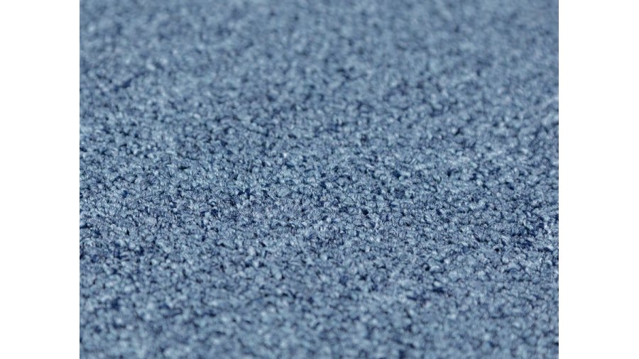 Zátěžový koberec Lima New 531 oceánová modř – smyčkový, šíře 4 m