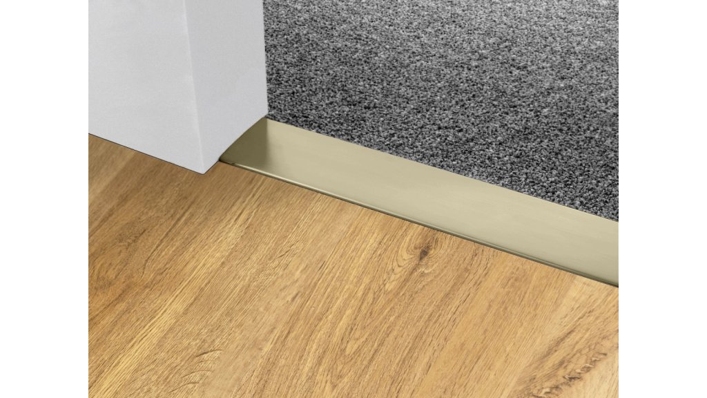 Přechodová lišta samolepící oblá Profilteam – šampaň E02 – 100 × 1000 mm