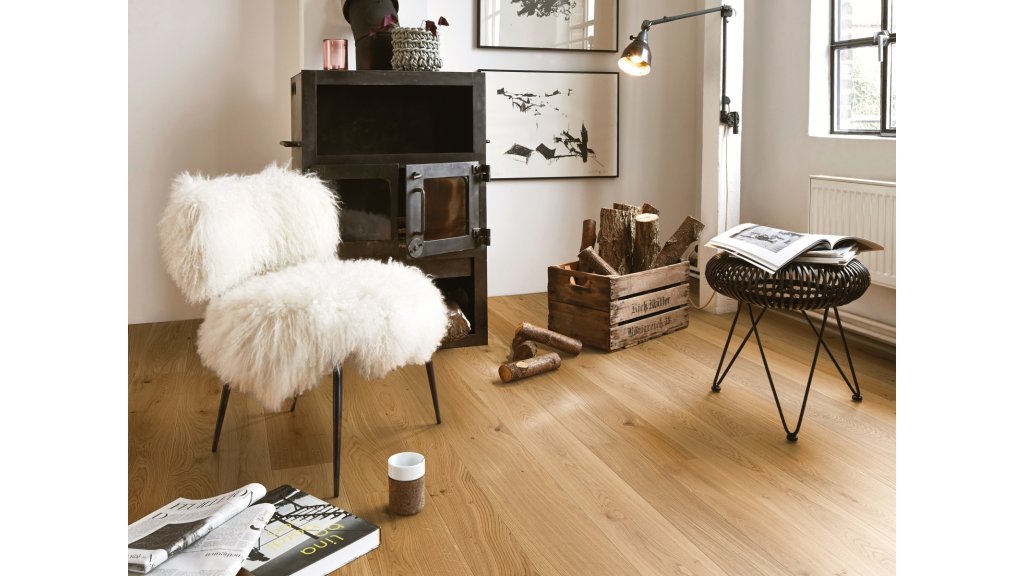 Dřevěná podlaha třívrstvá the family Dominik 01, matný lak Live Matt