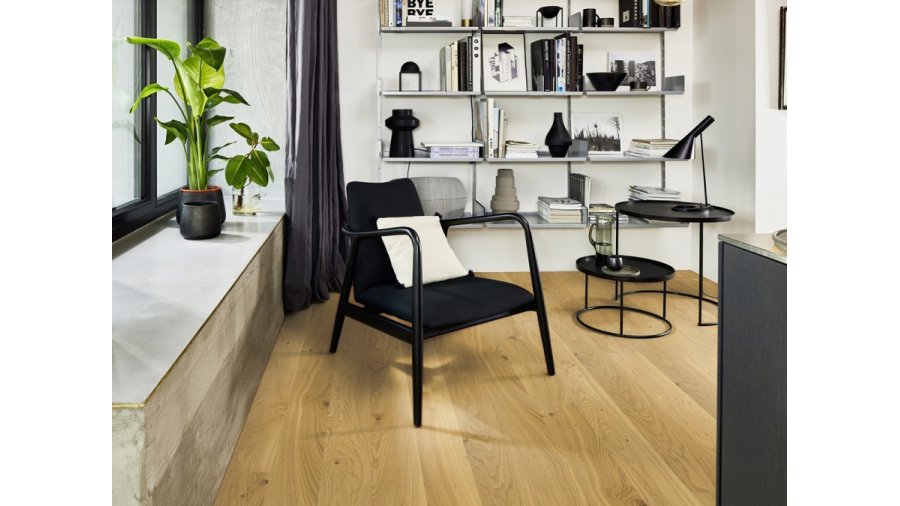 Dřevěná podlaha Designwood Dub Animoso – prkno 2V, lak Live Matt