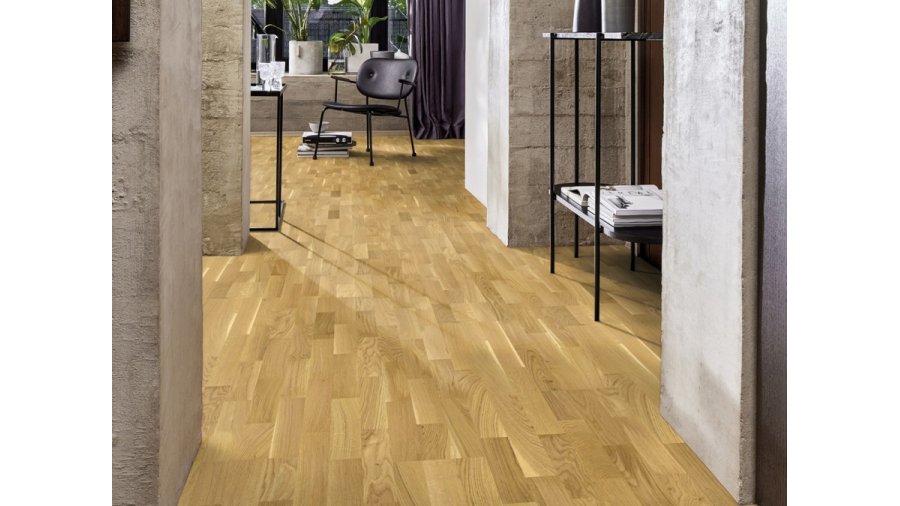 Dřevěná podlaha Designwood Dub Finale – 3-lamela, lak Live Matt