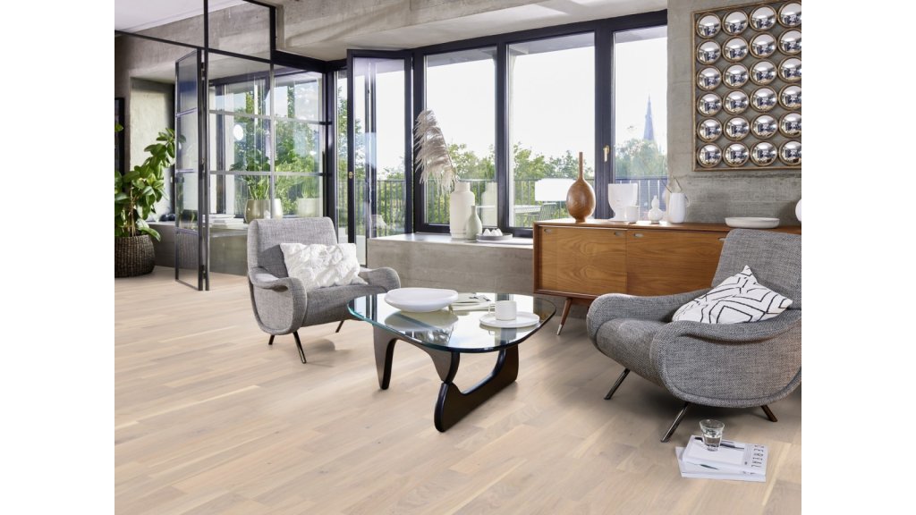 Dřevěná podlaha Dub Pearl Finale – 3-lamela, olej Live Natural