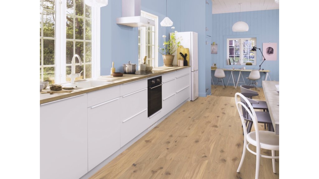 Dřevěná podlaha Arbor Dub Pure 2V lak Live Pure 14 × 181 × 2200 mm