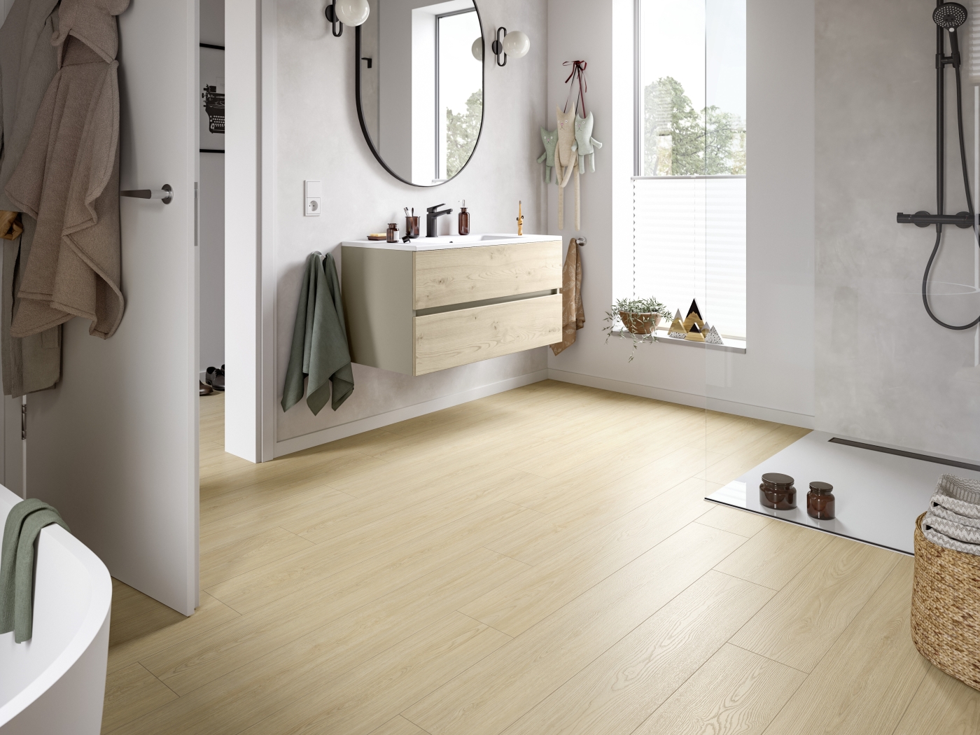 Laminátová podlaha Egger NatureSense Aqua Classic 32 Dub Casella přírodní světlý EL2151