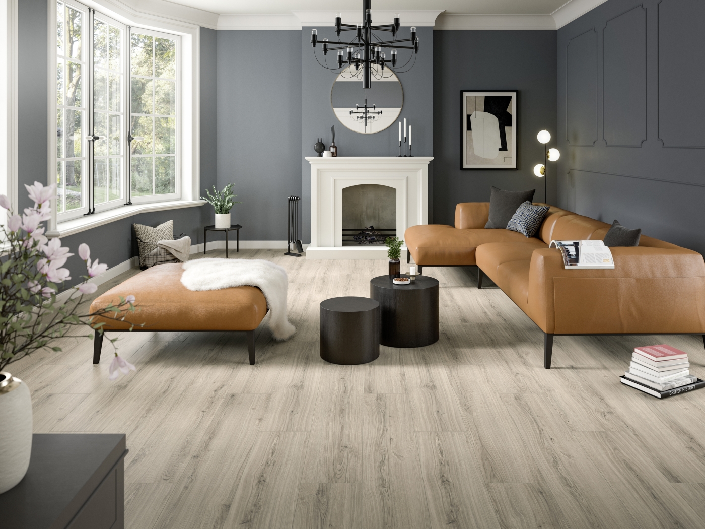 Laminátová podlaha Egger NatureSense Aqua Large 32 Dub Padua šedý EL2173