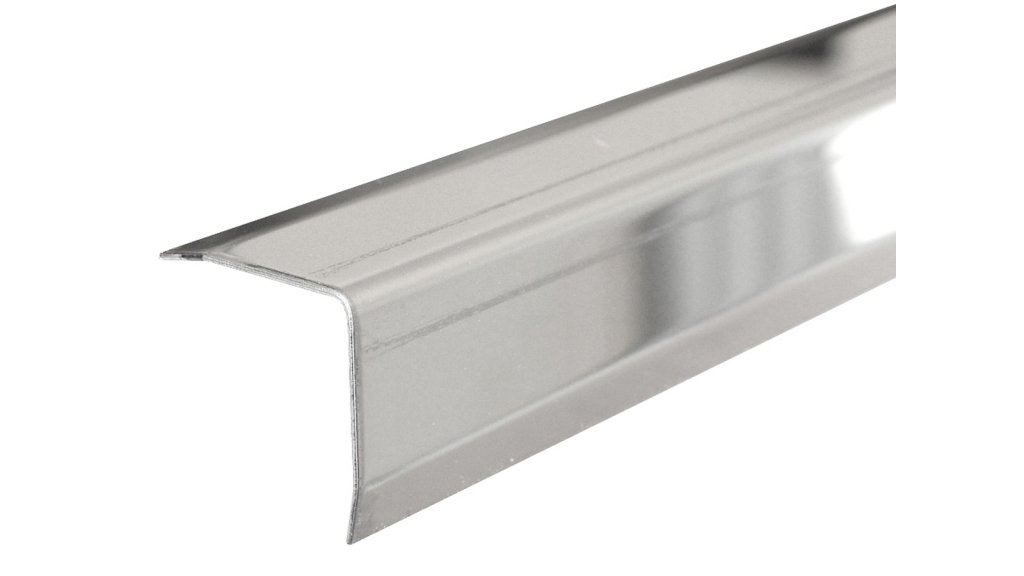 Nerezový ochranný roh na zeď Profilteam – 25 × 25 × 2500 mm