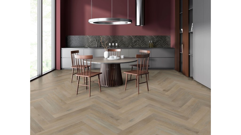 Vinylová plovoucí podlaha Aspecta Contour Isocore IC55 Herringbone Bolsena