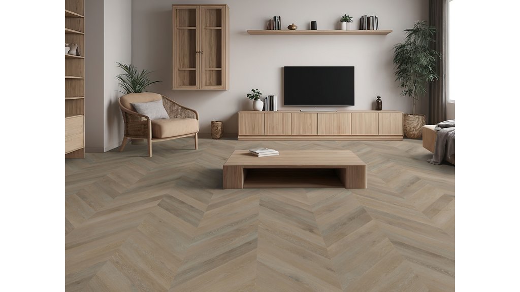 Vinylová plovoucí podlaha Aspecta Contour Isocore IC55 Chevron S Bolsena
