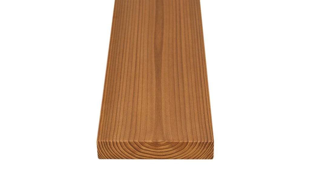 Terasové prkno Borovice Thermo hladké 26 × 117 × 4200 mm