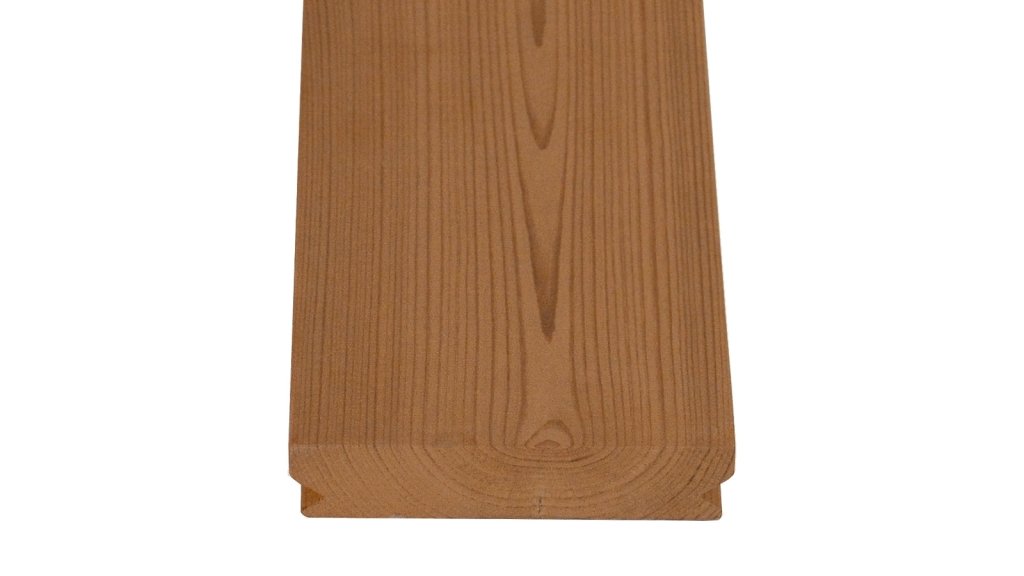 Terasové prkno Borovice Thermo Clip hladké 26 × 117 × 4800 mm