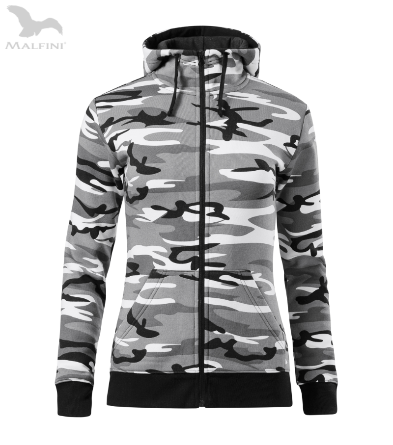 Mikina dámská Camo Zipper