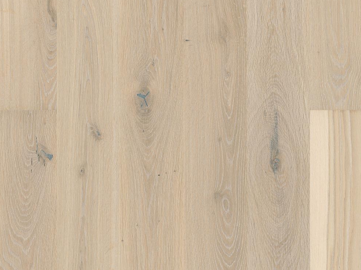 Boen Dub Pale White Vivo dřevěná podlaha super matný lak 138*2200
