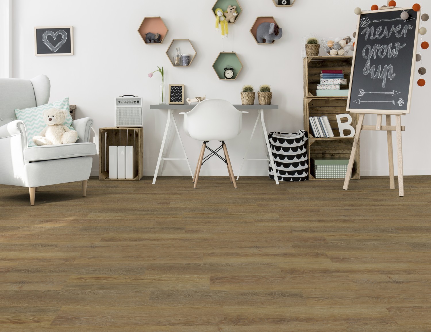 Rigidní podlaha plovoucí Merit SPC Future Oak Nature