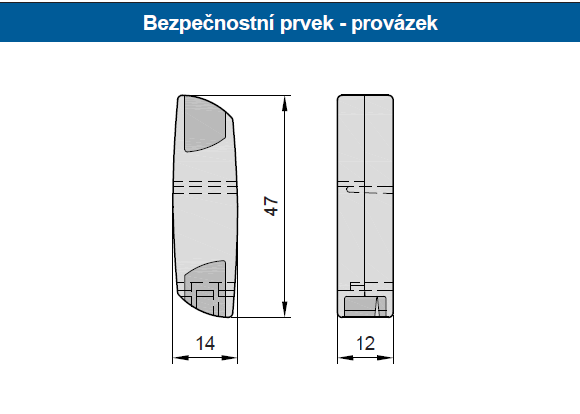 Koncovka provázku 1,4mm