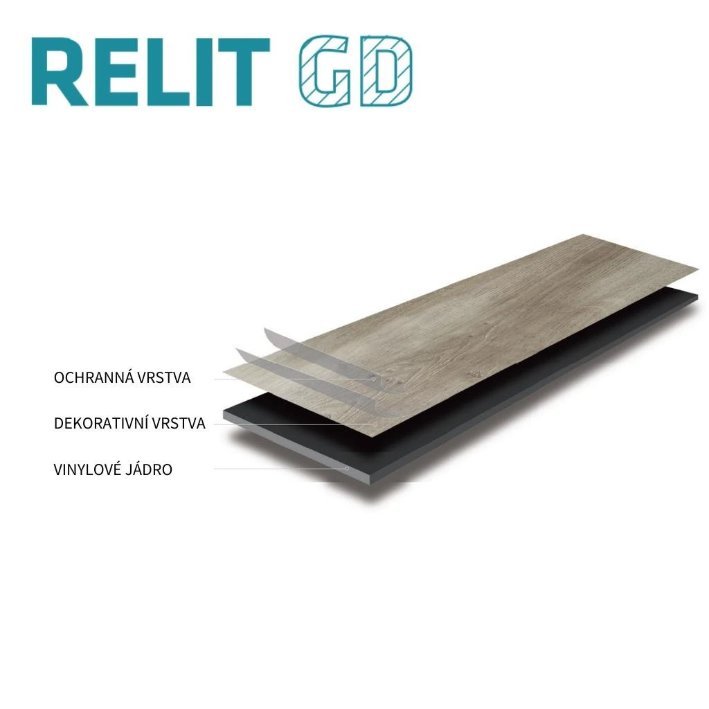 Vinylová podlaha lepená Relit GD Loyal