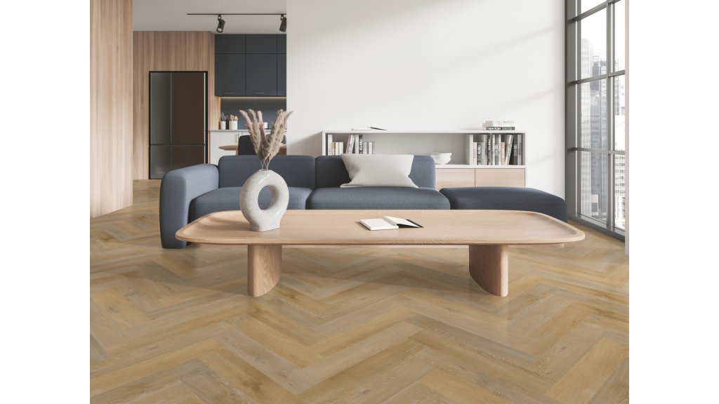 Vinylová plovoucí podlaha Aspecta Contour Isocore IC55 Herringbone Albano