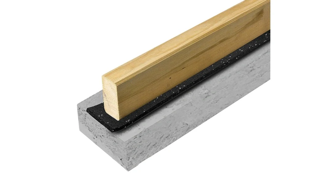 Eurotec Rolfi gumová podložka pod hranoly 6 × 60 × 1000 mm – role