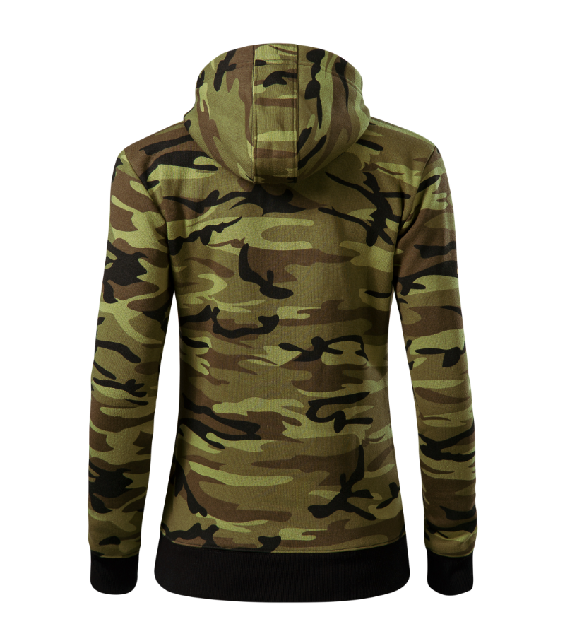 Mikina dámská Camo Zipper