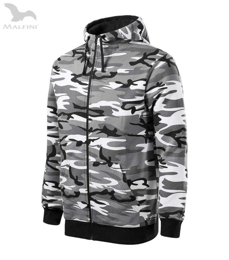 Mikina pánská Camo Zipper