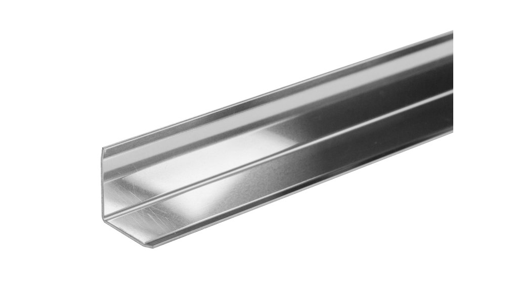 Nerezový ochranný roh na zeď Profilteam – 25 × 25 × 2500 mm