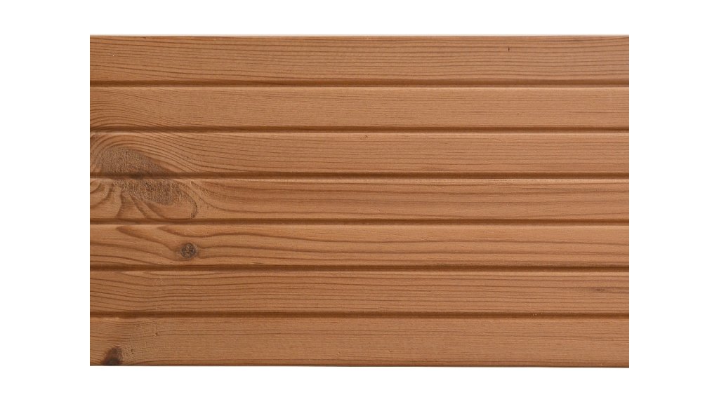 Terasové prkno Borovice Thermo Clip drážkované 26 × 118 × 5100 mm