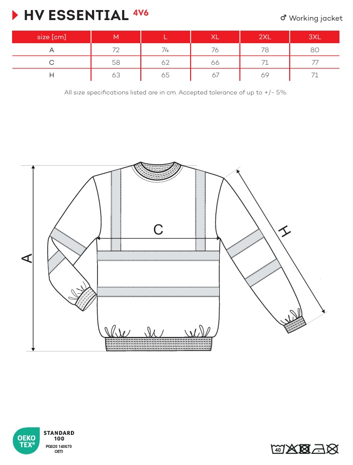 Mikina unisex HV Essential