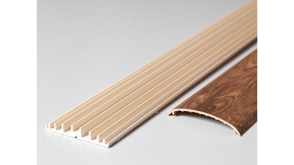 Přechodová lišta pro kabely Volta – Pinie F9, 74 × 2000 mm