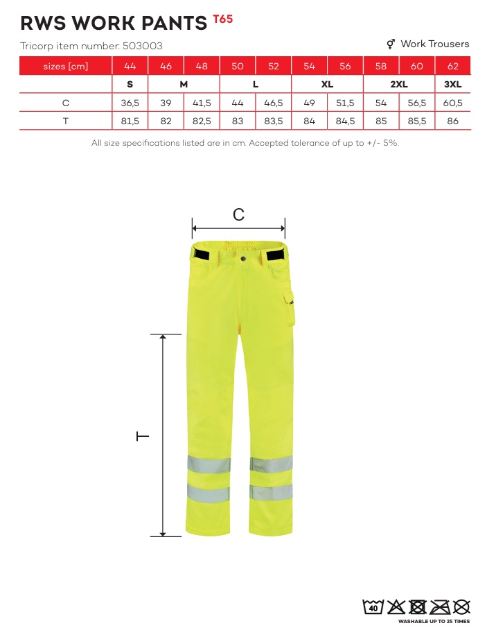 Pracovní kalhoty unisex RWS Work Pants