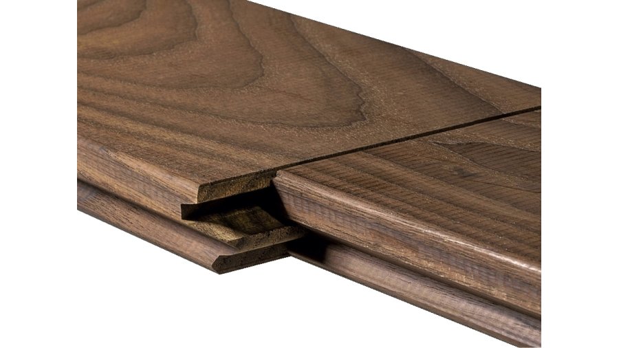 Terasové prkno Jasan Thermowood Clip 20 × 140 × 2400 mm – hladká strana
