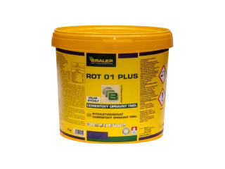 Super rychletvrdnoucí opravný tmel pro opravy a vyrovnání ve vrstvách 2 – 50 mm BRALEP ROT 01 PLUS